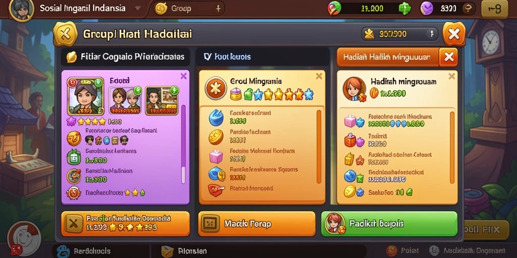 Reward menarik yang membuat permainan lebih menantang.