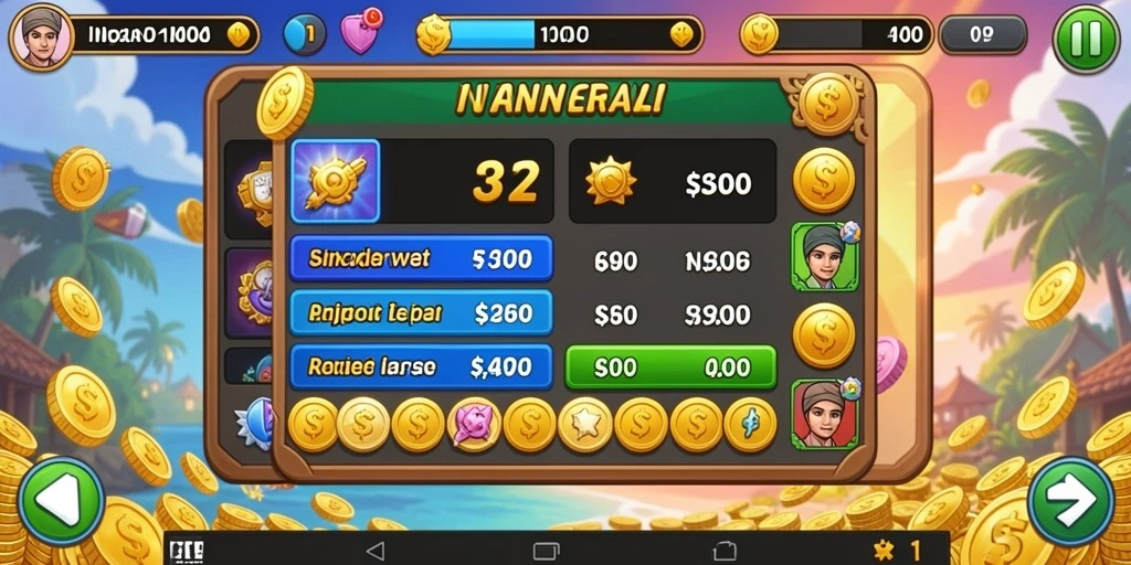Fitur turnamen yang mengasyikkan untuk pemain.
